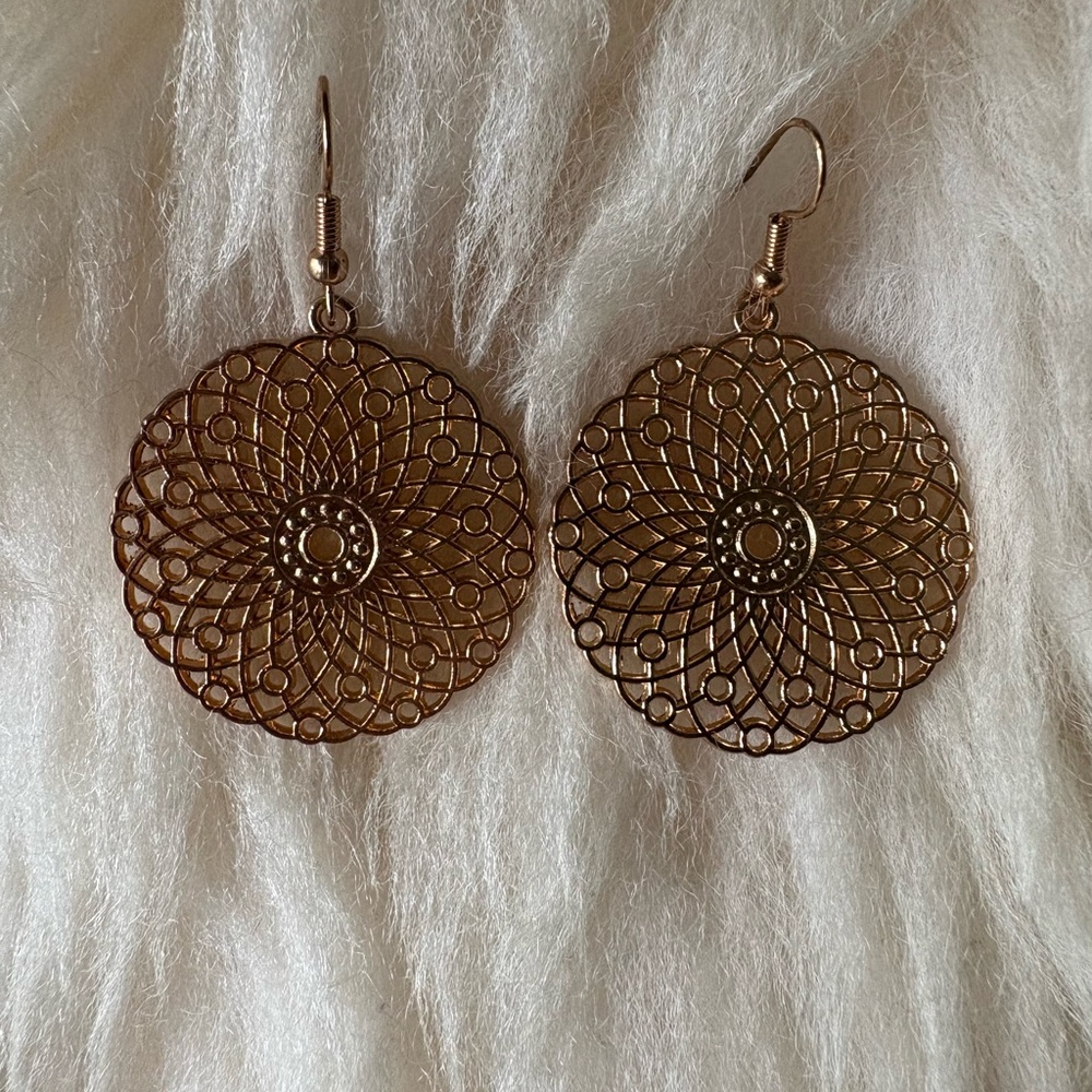 Mudd Gold Mandala Earrings
